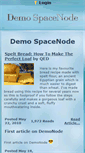 Mobile Screenshot of demo.spacenode.com